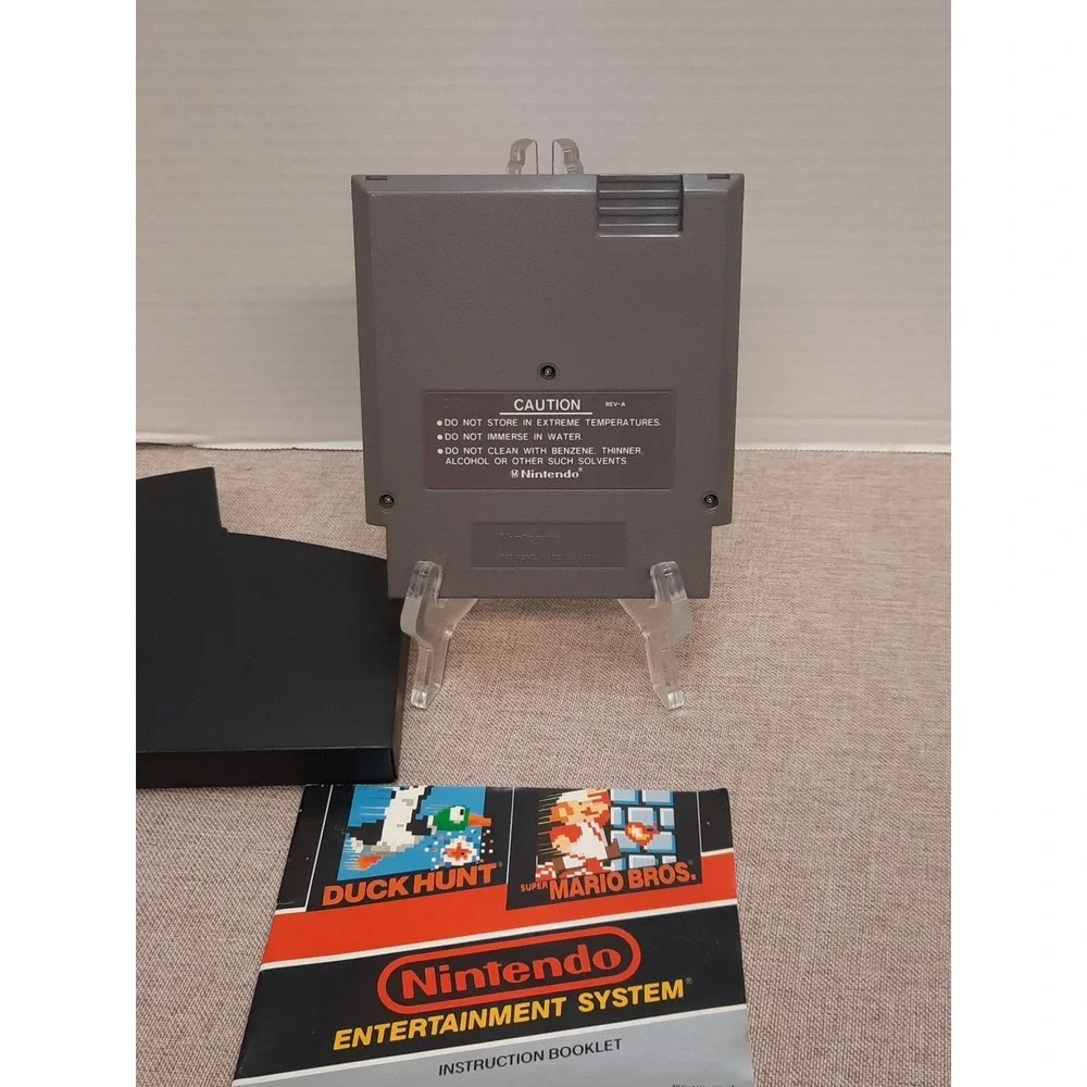 Super Mario Bros. Duck Hunt With Manual (Nintendo NES, 1988) Authentic/ Sleeve